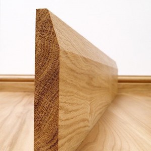 mm thick oak skirting boards with pencil round design unfinished allowing you to choose th Oak Skirting Pencil Round