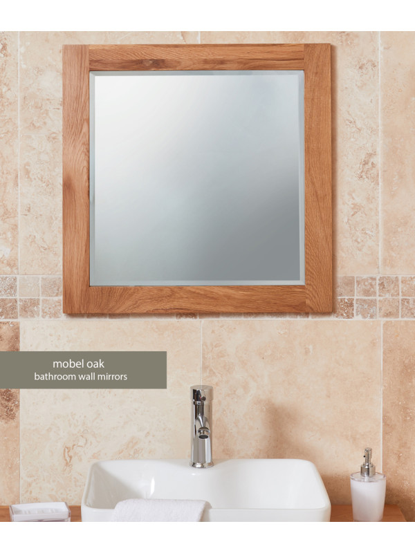 Mobel Oak Solid Oak Mirror (Large)
