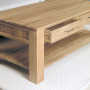 Mobel Oak Four Drawer Coffee Table