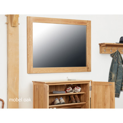 Mobel Oak Wall Mirror Medium