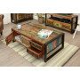 Urban Chic 4 Door 4 Drawers Large Coffee Table