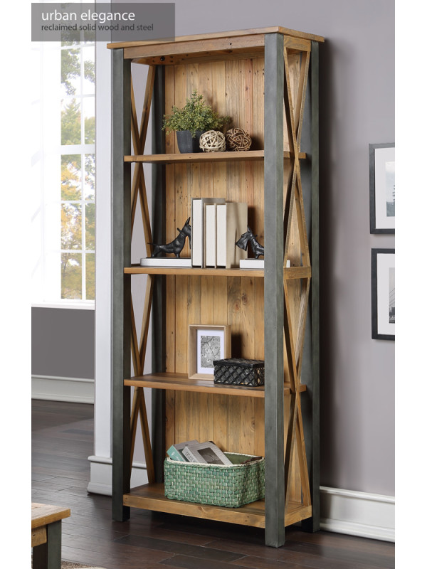 Urban Elegance - Reclaimed Tall bookcase