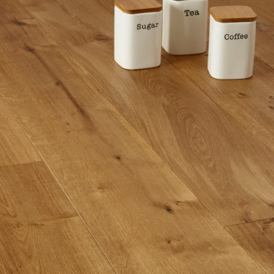 Boston Engineered Real Wood Oak Brushed, Mellow Reactive Stain with Sunken Filler