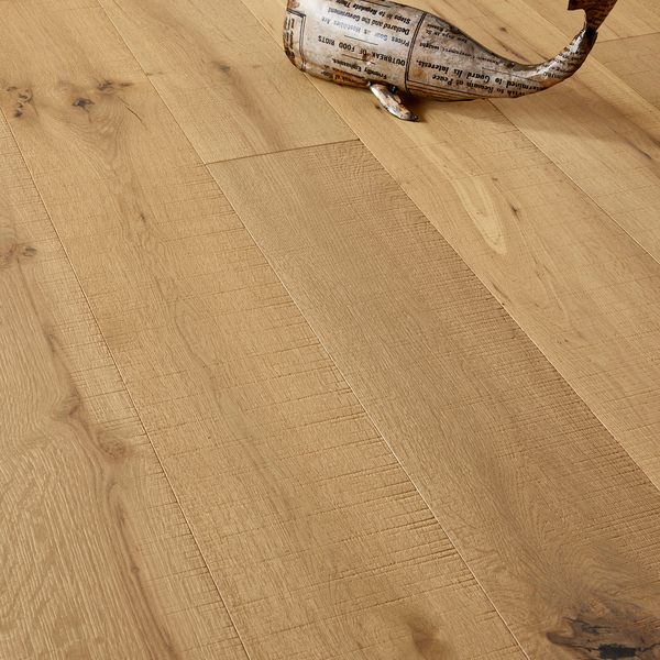 Boston Engineered Real Wood Oak Raw Matt Lacquered with a Bandsawn Finish