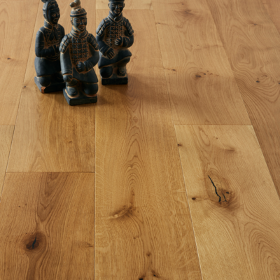 Boston Engineered Real Wood Oak Satin Lacquered