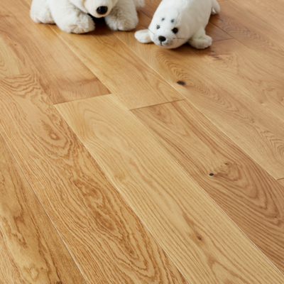 Boston Engineered Real Wood Oak Satin Lacquered