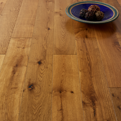 Boston Engineered Real Wood Oak Smoked Satin Lacquered