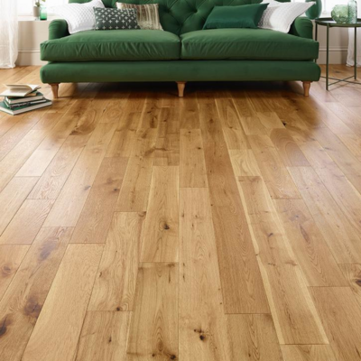 Oxford Engineered Real Wood Oak Natural Brushed Lacquered