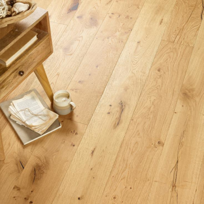 Oxford Engineered Real Wood Oak Natural Brushed and Lacquered