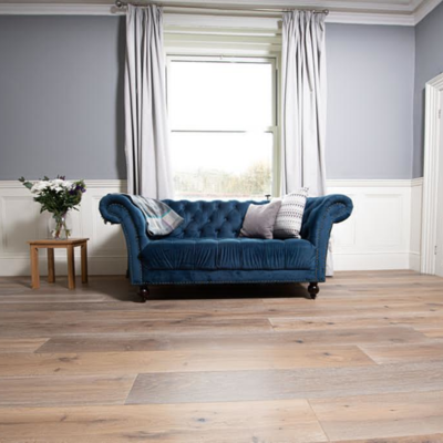 Oxford Engineered Real Wood Oak Smoked Grey Brushed Oiled