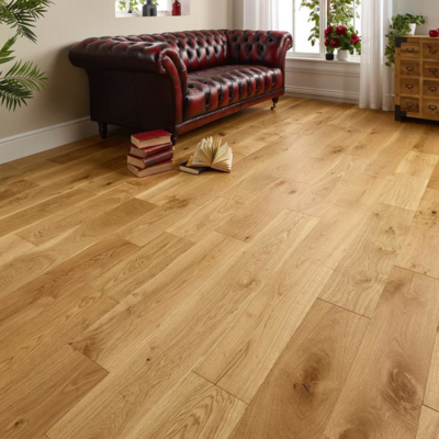 Oxford Engineered Real Wood Oak Brushed Lacquered
