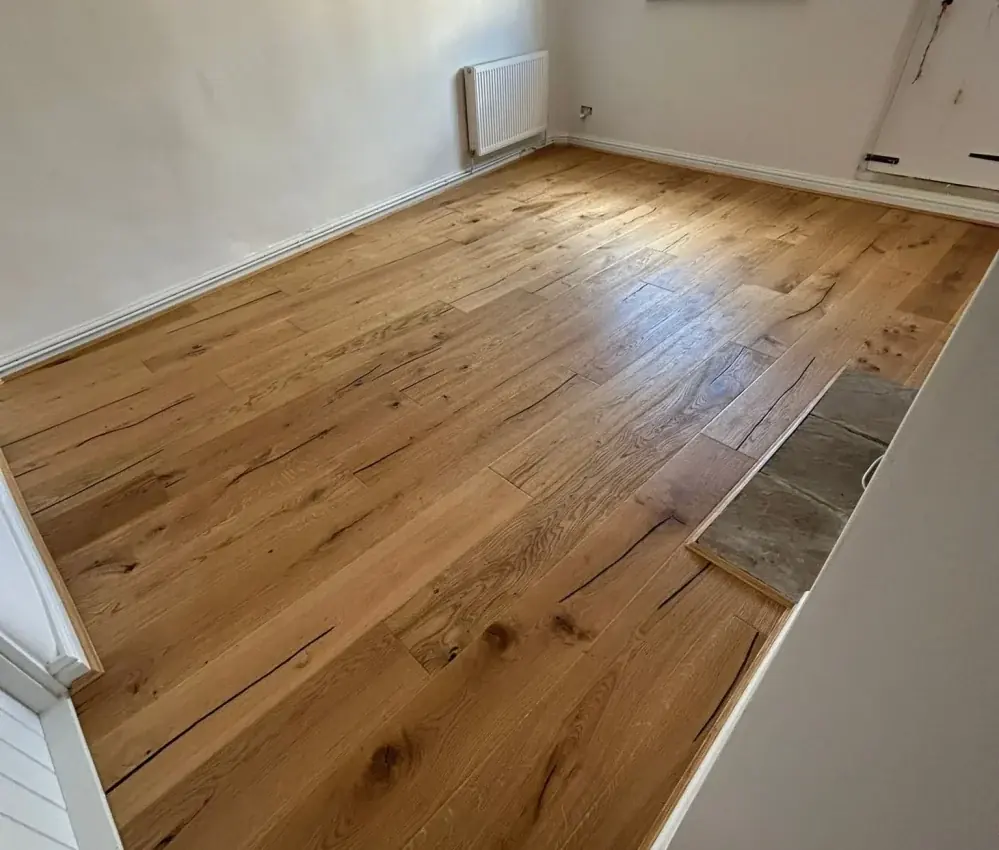 Kensington Oak Distressed Natural Oiled installed floor