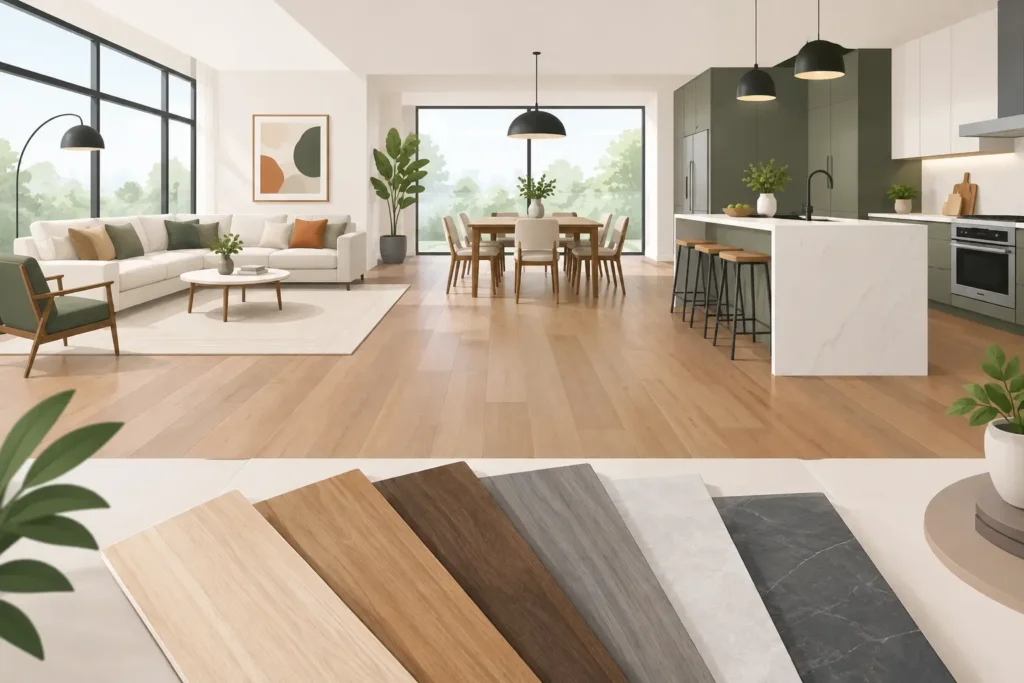 How to Choose Flooring for Open Plan Rooms