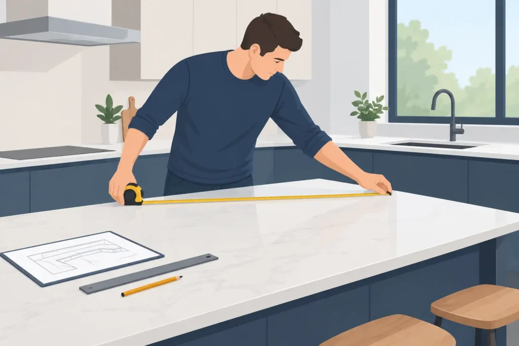How to Measure Kitchen Worktops Properly