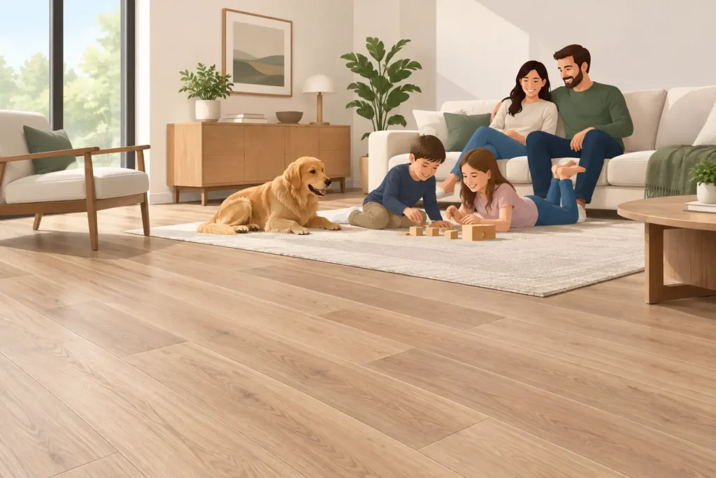 Luxury Laminate Flooring for Family Homes