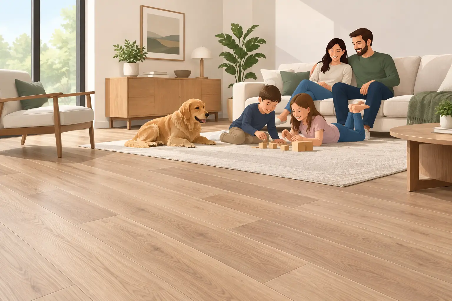 Luxury Laminate Flooring for Family Homes